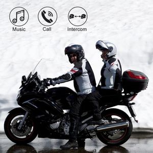 Moda BT-S3 1000M Motocicleta BT Bluetooth Interphone Motorbike Capacete Sem Fio Intercom FM Headset Portátil Mini Interphone1
