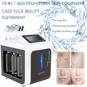 10 في 1 microdermabrasion hydra تقشير الجلد العميق التطهير الأكسجين النفاث آلة الهيدروددري