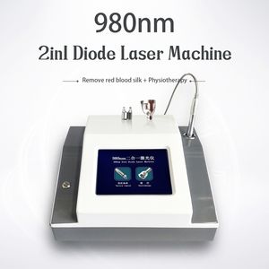 Stor effekt 980nm diod laser vaskulär spindel vene behandling maskin hudvård system röda blodkärl avlägsnande ansikte vener remover apparat