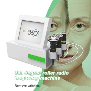 2022 RF Hudstramning Radiofrekvens Facial Machine Beautys Utrustning Bantning Skönhet RF Face Lift Anti Aging Rolling Massage Device