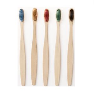 Personalizado Nova Moda Bambu Charcoal Toothbrush Soft Nylon Capitellum Bamboo Toothbrushes para Hotel Viagem Escova de Dentes Feita