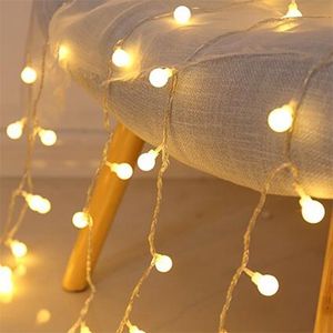 Luzes de cerejeira LED luzes de fadas de fadas de festão Luzes para a árvore de Natal Casamento Casa Casa Decoração Indoor Luz Quente Branco Y201020