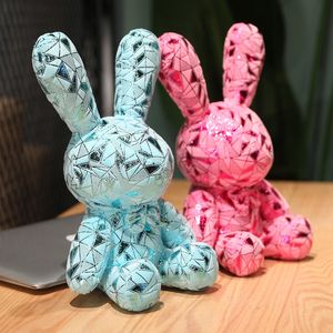 Ins Sevimli Şeker Tavşan Bunny Şeker Ayı Cuddly Bebek Dolması Bebek Yastık Doğum Günü Hediyesi Kız Için