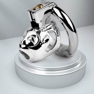 304 stainless steel Male Chastity Devices Super Small Short Cock Cage with Stealth lock Ring Sex Toy BDSM Adult Products