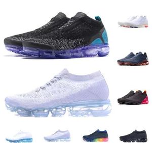 Air Vapor 2021 Max 1.0 2.0 Running Shops para hombres Atletic Trainers Sports Sports Women Black White Outdoor Walking Trekking