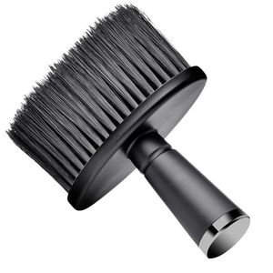 1pc Barber Hair Brushes Neck Hair Sweep Brush Handle Hair Cutting Brush Hairdressing Face Duster Haircut Brush For Salon