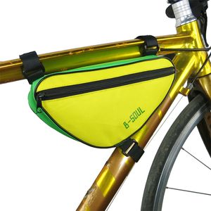 Vattentät triangelram Icycle Front Tube Bag Mountain Road e Tool Pouch Saddle Bag MTB Bike Tillbehör