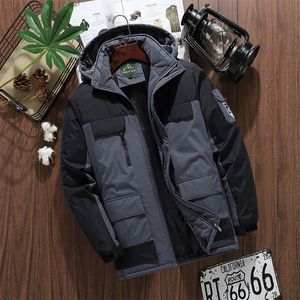 Giacca da uomo moda invernale più velluto spesso cappotto con cappuccio da uomo antivento e impermeabile abbigliamento da alpinismo all'aperto uomo 201214
