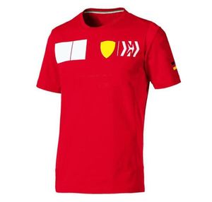 Футболка с короткими рукавами и круглым вырезом для фанатов F1, быстросохнущая футболка для гоночного спорта, версия команды T.