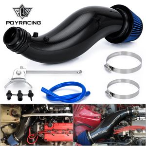 Pqy - tubo de entrada de ar de fibra de carbono para HONDA CIVIC 92-00 EK, por exemplo, com tubo de entrada de filtro de ar PQY-AIT11CF