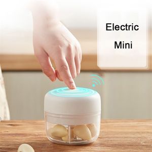 Wholesale mini food chopper for sale - Group buy Electric Mini Food Garlic Vegetable Chopper Grinder Crusher Press for Nut Meat Fruit Rechargeable Onion Multi function Processor