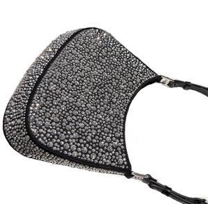 Cleo ホーボーフェイククリスタル高級バッグ高品質バッグ装飾高級ハンドバッグファッション女性ショルダーバッグタッセルクロスボディカジュアルジッパー財布