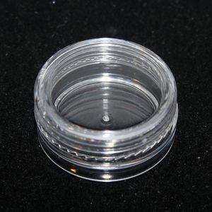 Barattolo cosmetico in plastica da 3 ml Custodia vuota per ombretto Bottiglie per crema per il viso Contenitore glitter Ombretto Vasi vuoti per unghie Strumento di bellezza HHA3496