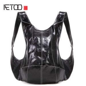 Wholesale anti theft women backpack for sale - Group buy HBP AETOO Original anti theft turtle shoulder bag multi purpose travel backpack men and women personalized casual bag backpack