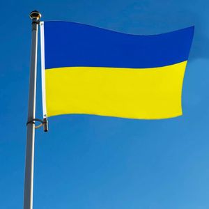 3x5 Feet Ukraine National Flags Ukrainian 90*150cm Flying Flag No Flagpole Home Decoration Banner European World Cup Flags with Brass Grommets