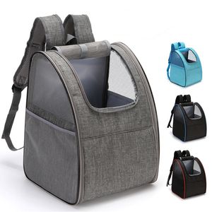 Portable Mesh Dog cat Bag Breathable Dog cat Backpack Large Size Carrying Bag Outdoor Travel Pet Carrier