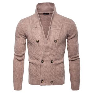 남자 스웨터 가을 새로운 따뜻한 칼라 풀오버 캐주얼 스웨터 201104
