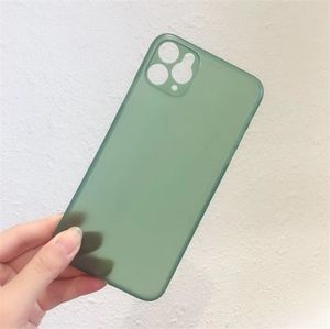 PP Matte Telefon komórkowy Obudowa Ultra Cienka przezroczysta powłoka Frosted Pełna obudowa do iPhone 13 12 Pro Max X XR XS 11 7 8 Plus Samsung S20 S21