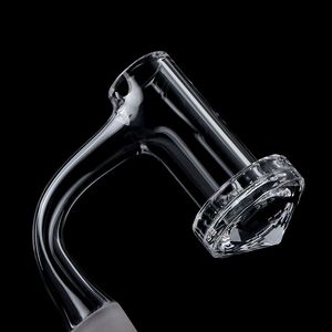 DHL!!! Full Weld Smoking Terp Slurper Quartz Banger With Diamond Facted Bottom 2.5mm Wall Beveled Edge Seamless Slurpers Nails For Glass Water Bongs Dab Rigs Pipes