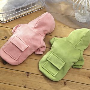 Pet Dog Clothes Fashion Hooded Sweater Winter Warm Dog's Coat Cute Trendy Sweatshirt Outerwears