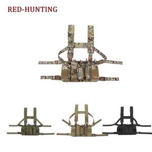 New Mag Carrier Chest Vest Tactical Chest Rig Airsoft Hunting Light Weight Molle Pouch Holder for M4 M16 201215