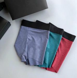 Homens Underwear Sólida Boxers Respirável Mens Algodão Cúrcios Becos Masculino Sexy Shorts M-2XL