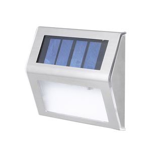 オフオフのデッキパティオガーデンヤードのための太陽段階ライトLED階段の照明ステンレス鋼の屋外の防水ランプ