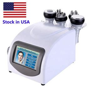 Stock in USA New Radio Frequency Bipolar Ultrasonic Cavitation 5in1 Cellulite Removal Slimming Machine Vacuum Weight Loss Beauty Equipmet
