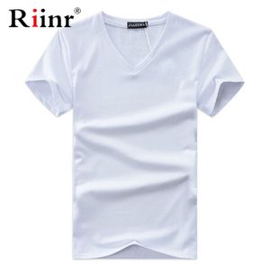 Short Sleeve T Shirt Men's Tops Tees V Neck Slim Fit T-Shirt Men Casual Summer Tshirt Camisetas Plus Size S-5XL 220312