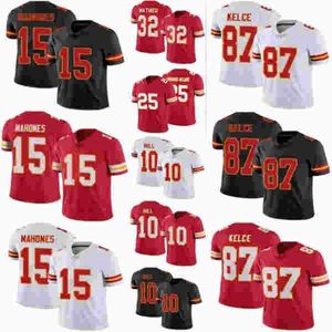 2021 mens womens kids/youth Patrick Clyde 15 Mahomes 25 Edwards-Helaire Tyrann 32 Mathieu Tyreek 10 Hill Travis 87 Kelce Jersey