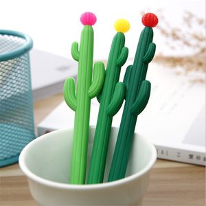 Creativo Cactus Gel Pen Plant School Office Penne firmate Design carino Studente Personalità Scrittura Regalo di cancelleria WQ738-WLL