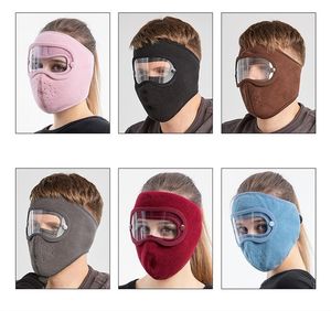 Rüzgar Geçirmez Toz Yüz Maskesi Bisiklet Kayak Kafatası Kapaklar Nefes Maskeleri Polar Kalkanı Hood Yüksek Çözünürlüklü Anti Gözlük Ile T2