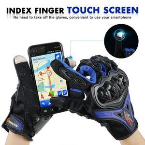 Nowe rękawiczki motocyklowe Summer Touch Screen Oddychany Guante Luva Moto Riding Sport Protective Motocose Motocross rower GLO2653