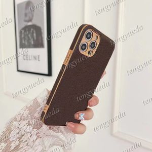 مصمم أزياء محفظة هاتفية لأجهزة iPhone 15 15Pro 15Plus 14 14Pro 13 12 11 Pro Max Leather Leather Cover Cover Cover All-Insival