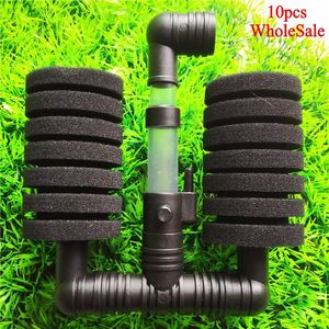 10 pcs Bio Sponge Filter Betta Fry Shrimp Aquarium Fish Tank Double Head XY-2831 Without packaging Practical C11152316