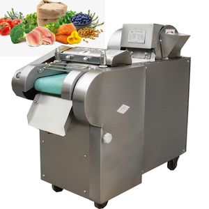 220Vmultifunction Industrial Commercial Elétrico Shredding Repolho Branco Cenoura Cebola Cebola Fruta Cutter e Slicer Machine 300kg / H