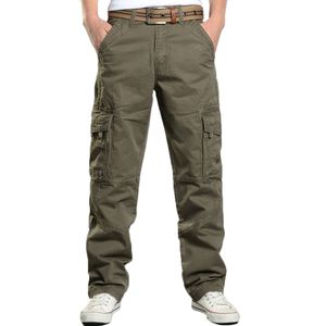 Army Cargo Pants Uomo Casual Multi Tasche Pantaloni Homme Maschio Streetwear Combat Tattico Militare Pantaloni di Cotone hip hop Vestiti LJ201007