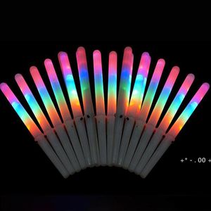 Wholesale cotton candy resale online - New CM Colorful LED Light Stick Flash Glow Cotton Candy Stick Flashing Cone For Vocal Concerts Night Parties RRA12209