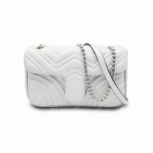 Женщины Высокая кожаная сумка Marmont Bag Crossbody Сумка на плечо Сумки Lady Messenger Сумки с пылью