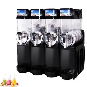 3 Tanks Electric Slush Machine Juice Dispenser Cold Drinks Maker Stainless Steel Snow Melting Machine