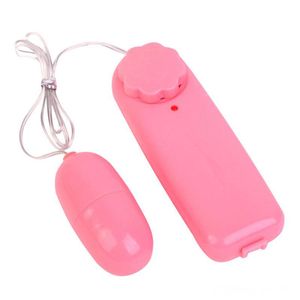 Rosa Single Jump Egg Vibrator Bullet Vibrator Clitheral G Spot Stimulators Sexleksaker Sex Machine för kvinnor med Oppväska PY164