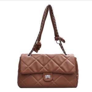 Duża pojemność Torba Crossbody Torby damskie PU Soft Leather New Fashion Handbag All-Match Simple Ramię Torba