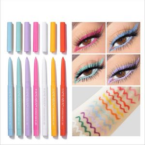 Handaiyan 20 färger eyeliner gel Vattentät Eye Pencil Non-Smudge Eyeliner Pen Ultra-Fine Eyeliner Färgglada ögon Makeup 360pcs / Lot DHL