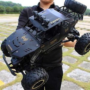 Large 4WD RC Car Radio Remote Control Kit Buggy Brushless Monster Truck Off-Road Vehicle Boys Toys for Children 220119