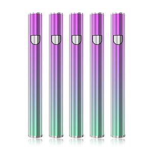 Pre-Heating Ecig Battery Starter Kit 510 Tråd E Cigarett Variabel Spänning Vape Pen Batteri för tjocka oljor Patroner