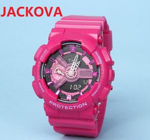 Высокое качество моды спортивные часы мужчины женщины водонепроницаемый большой мальчик цифровые светодиодные многофункциональные многофункциональные временные кварцевые наручные часы топ дизайн хорошие часы