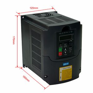 可変周波数ドライブVFD 220V 2.2kW 1.5kWインバーターDIY CNCマシン用