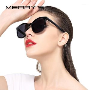 Sunglasses Merry's Women Classic Marca Designer Cat Eye S'80941