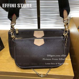 Effini Designer Handbags Luxurys Crossbody Bag Purses Fashion Women 3PCS SET Cross Body Bag Clutch Composite Tote本物の革のショルダーバッグ