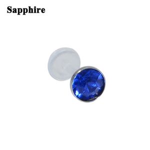 1pc Acrylic Flexible Bioplastic Crystal Labret Lip Ring Cz Gem Ear Helix Tragus Cartilage Studs Piercing Body Piercing Jewelry Q jllpHT